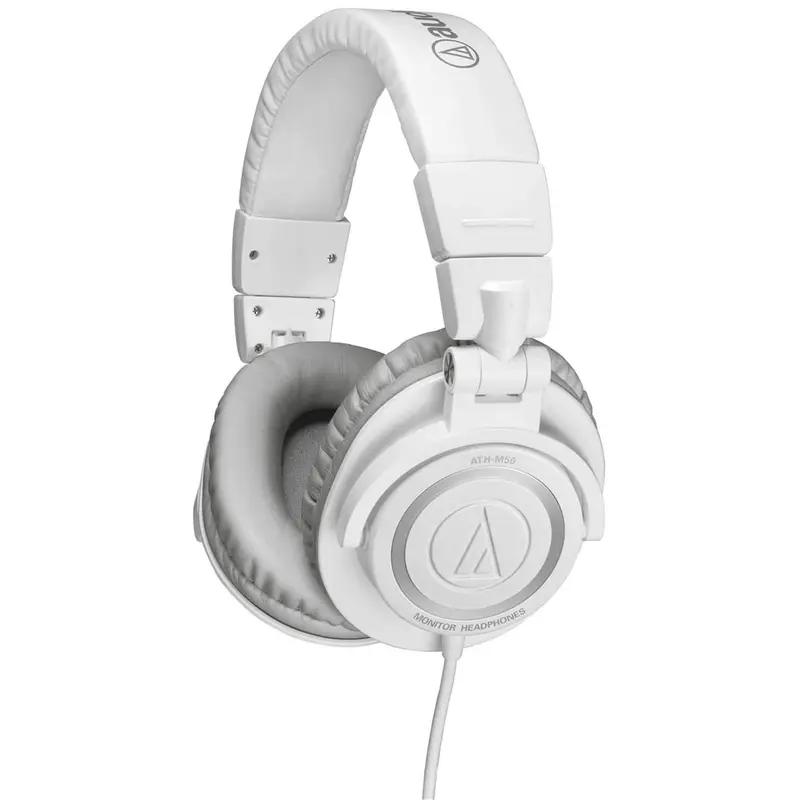 Audio Technica ATHM50WH Pro Dj Headphones - White