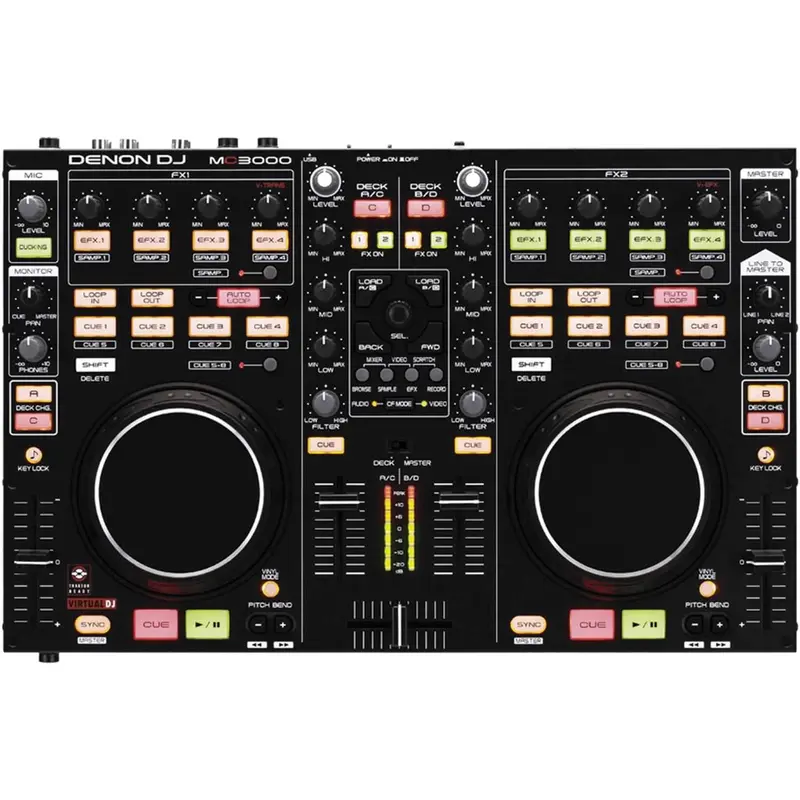 Denon DJ MC3000 4 Deck DJ Controller & Audio IO