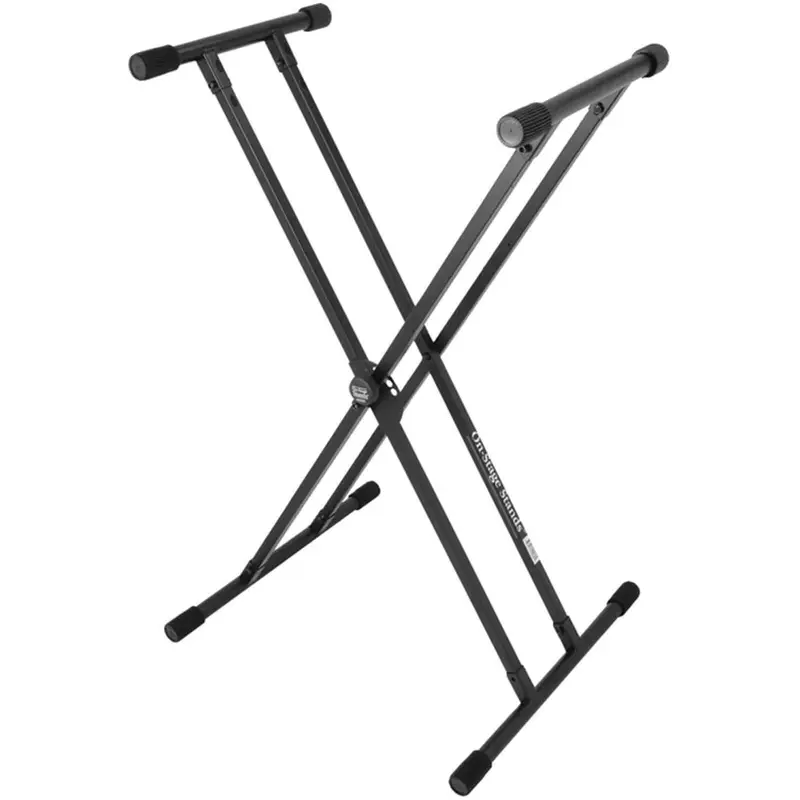 On Stage Lok-Tight Double X Keyboard Stand