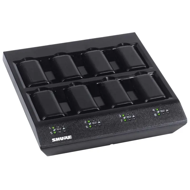Shure SBC800US 8 Bay Battery Charger For SB900