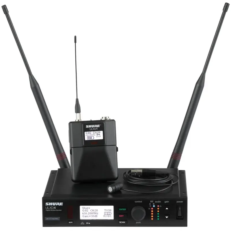 Shure ULXD1484 Digital Wireless Lavalier System