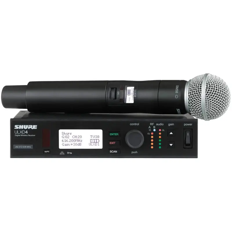 Shure ULXD24SM58 Digital Handheld System with SM58