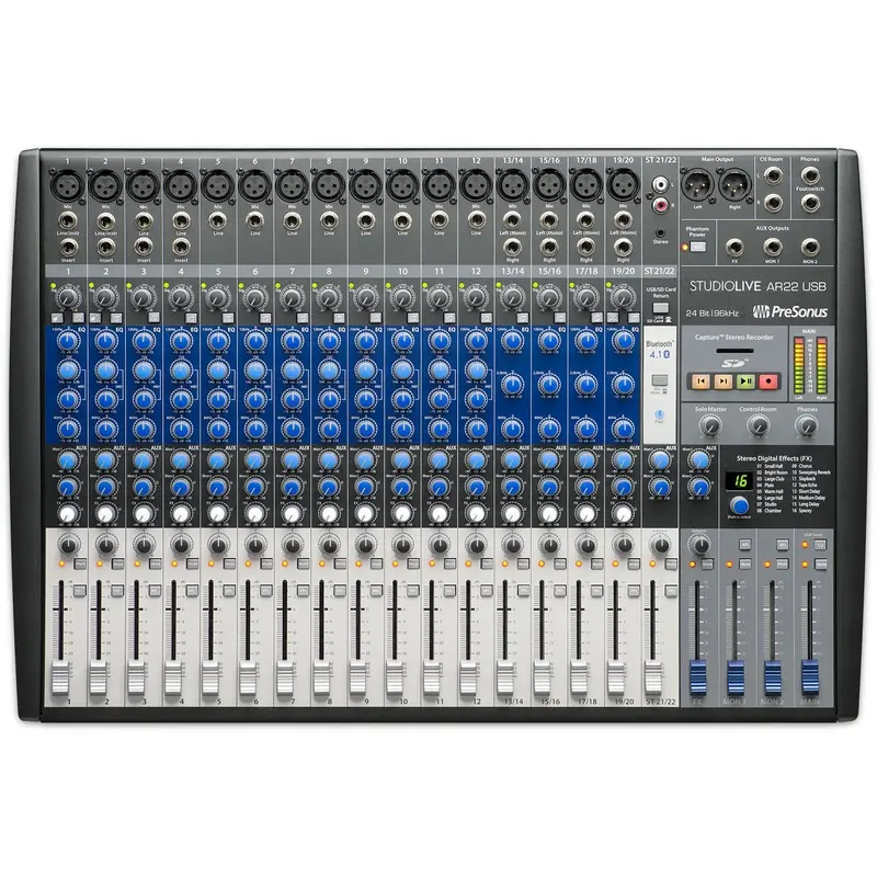 PreSonus StudioLive AR22 USB 22-Channel Analog / Digital Mixer