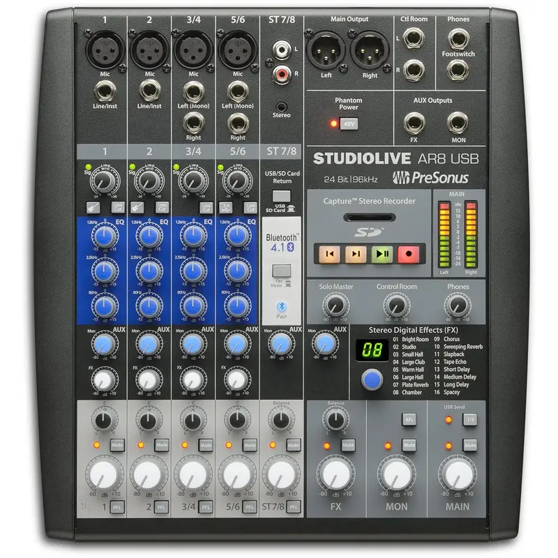 PreSonus StudioLive AR8 8-Channel Mixer