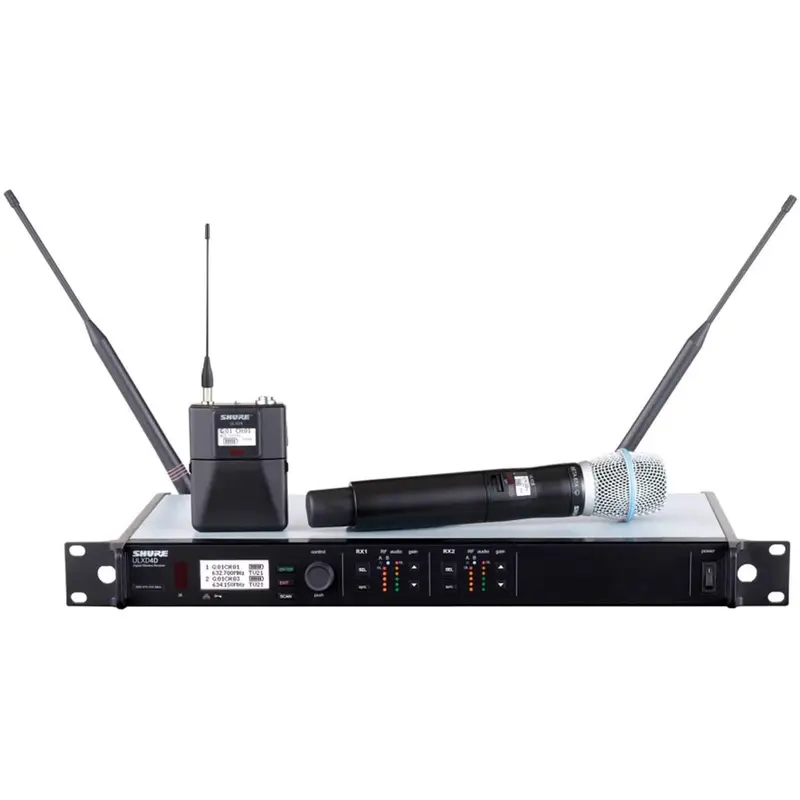Shure ULXD124DB87A Dual Digital Combo Wireless Mic