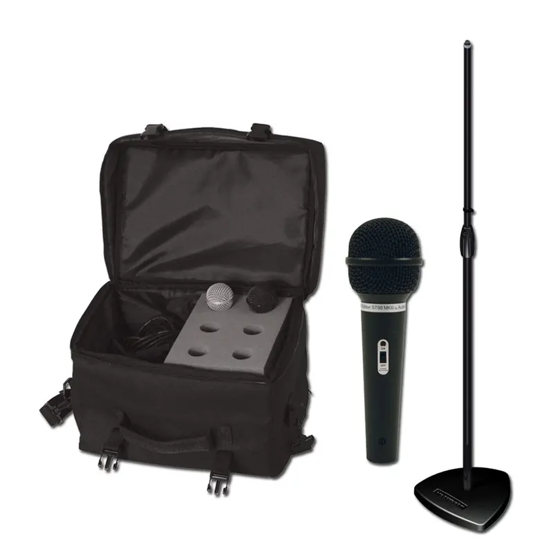 Tour Grade Mic Stand Plus Road Bag - Mic Package