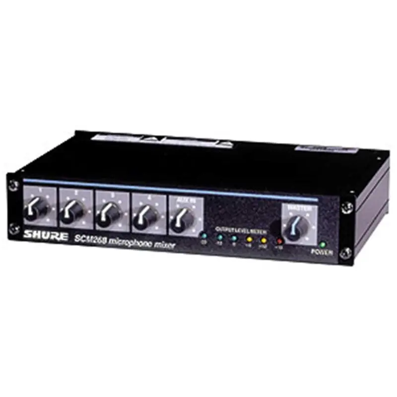 Shure SCM268 4 Ch Microphone Mixer with Phantom