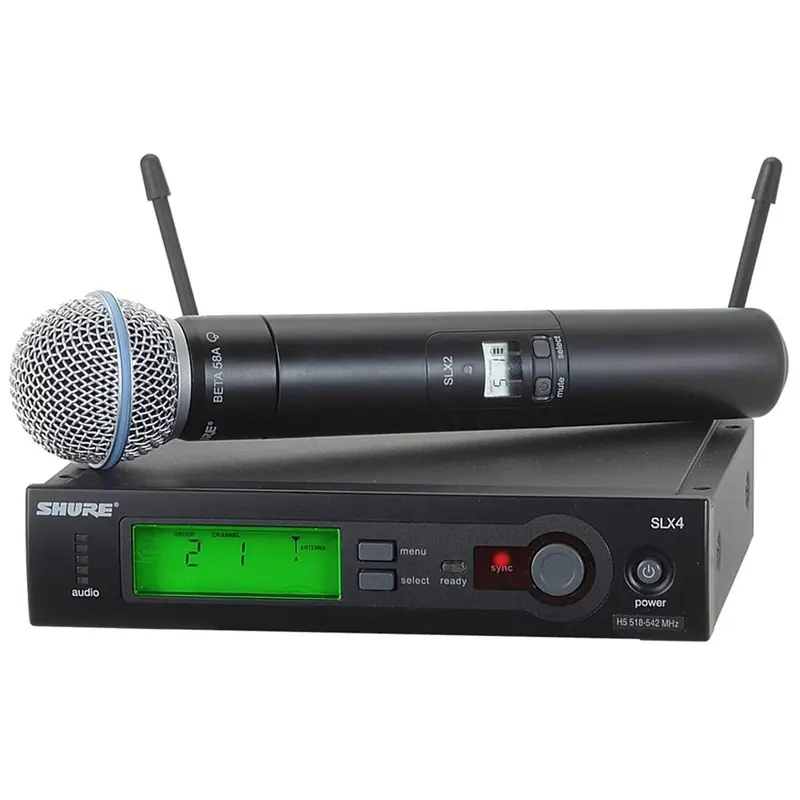 Shure SLX2 Handheld Wireless Mic with Beta58 H5