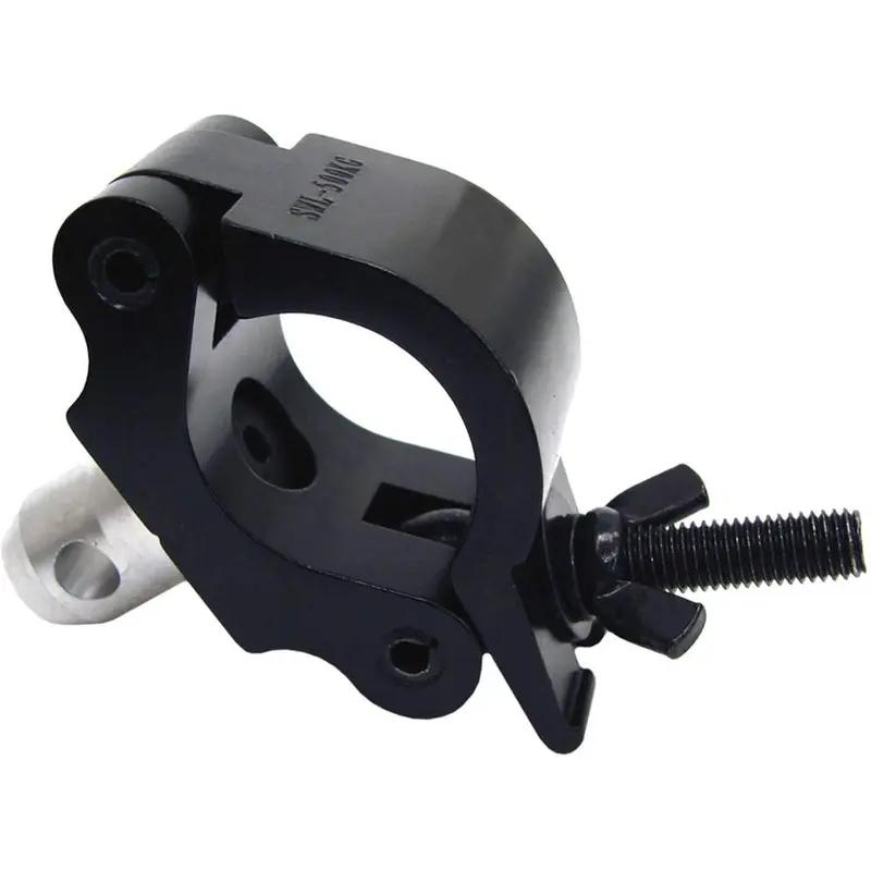 2In Wrap Around Clamp with Half Coupler Combo Black