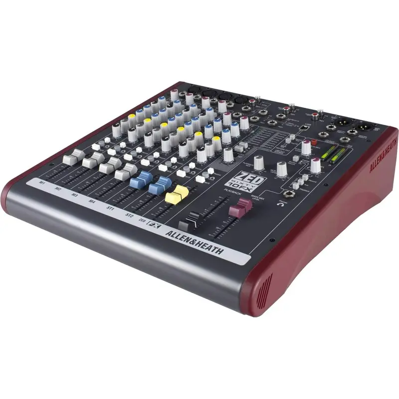 Allen & Heath ZED60-10FX PA Mixer with 60mm Faders