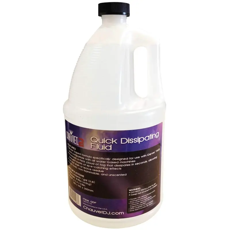 Chauvet QDF Water Fog Fluid for Geyser Line 1Gal