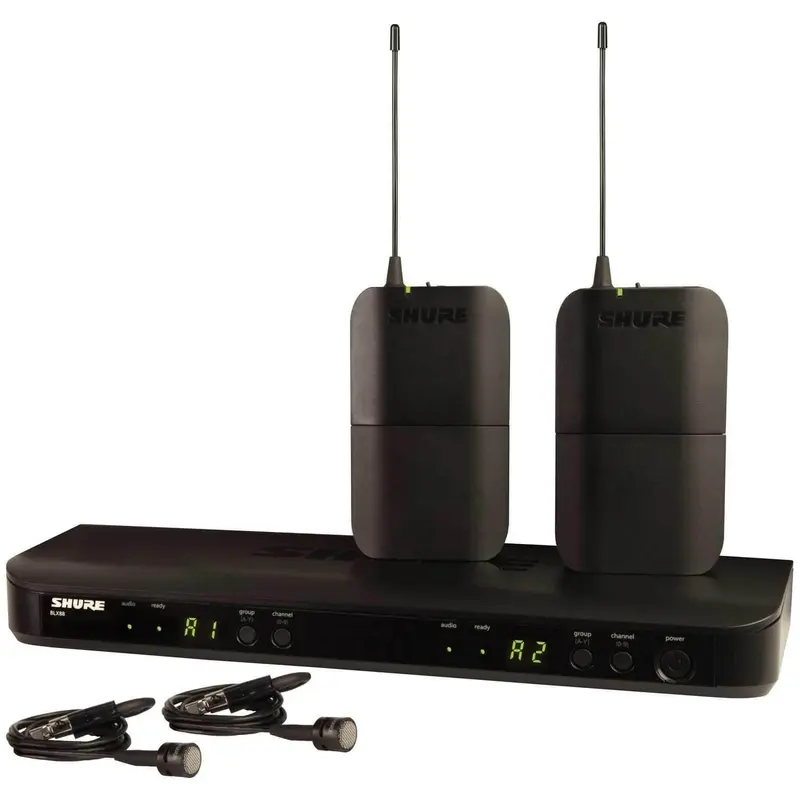 Shure BLX188PG85 Dual Wireless Lavalier Microphone