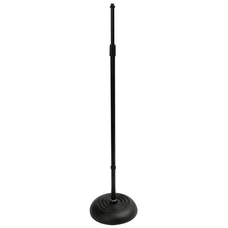 On Stage MS7201QTR Round Base Mic Stand Black