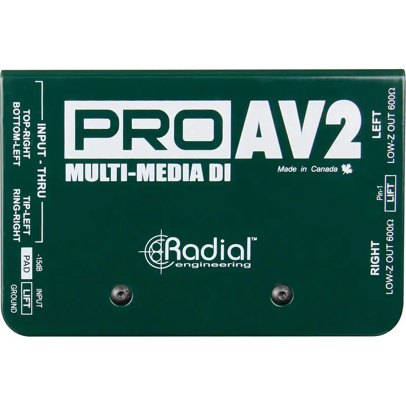 Radial ProAV2 Passive 2-Channel Multimedia DI