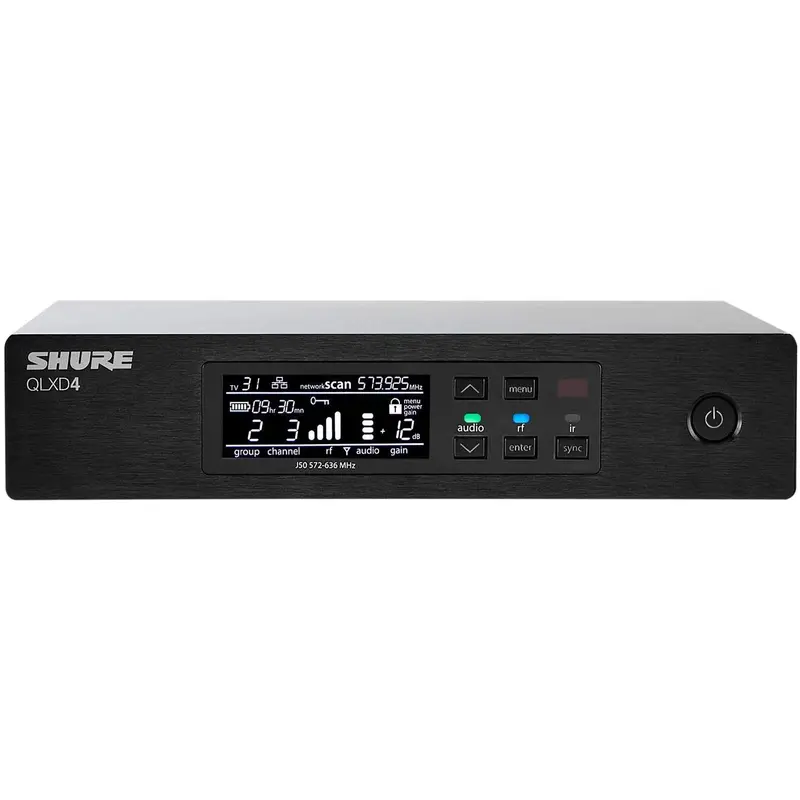 Shure QLXD4 Half Rack Single Channel Receiver