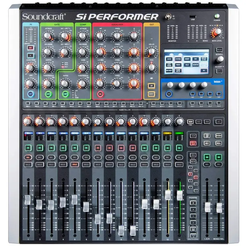 Soundcraft Si Performer 1 Digital PA Mixer with DMX
