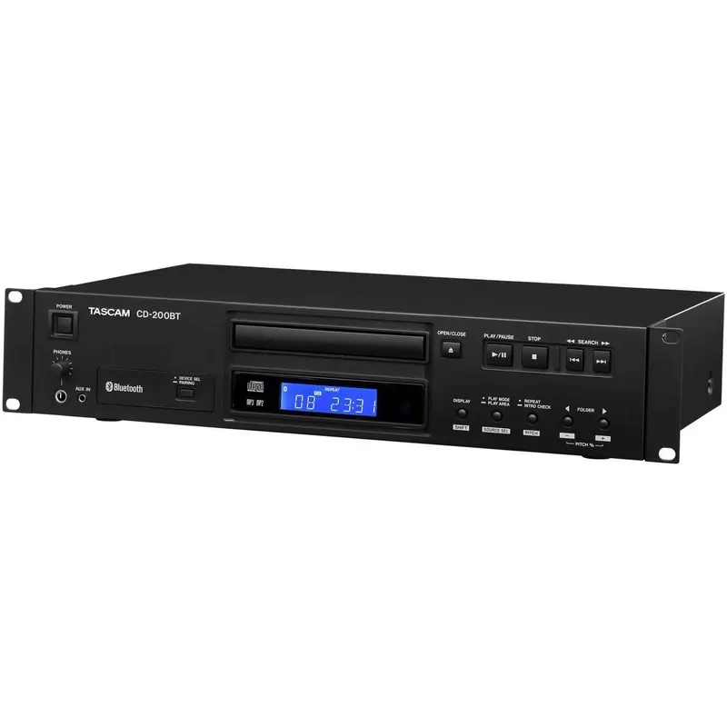 Tascam CD200BT CD Player with Bluetooth Receiver