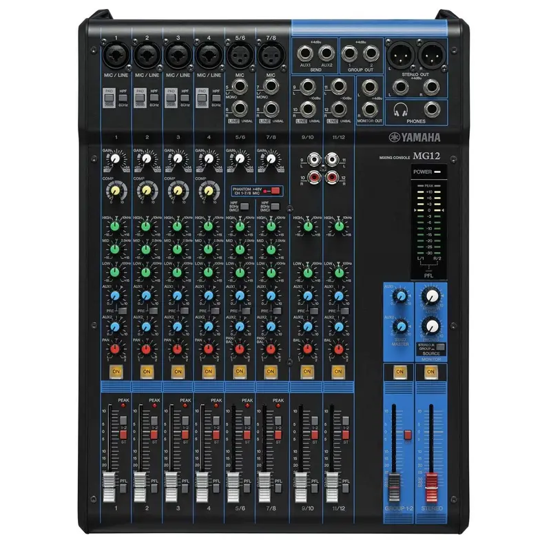 Yamaha MG12 12 In Live Sound PA Mixer