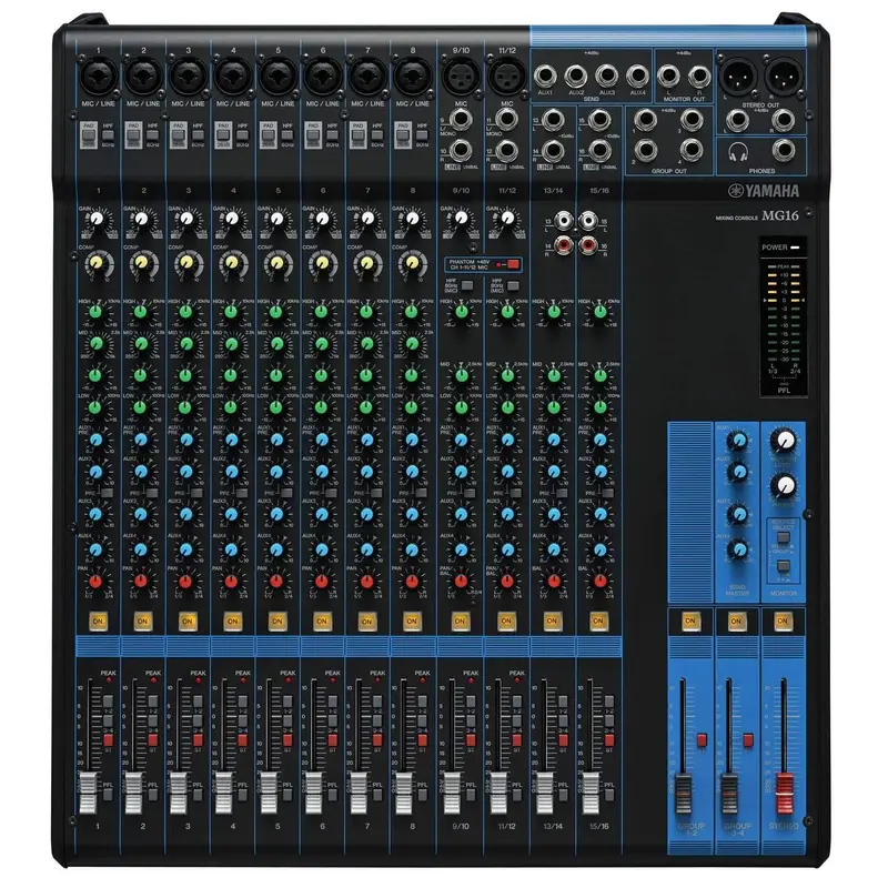 Yamaha MG16 16 Ch Live Sound PA Mixer