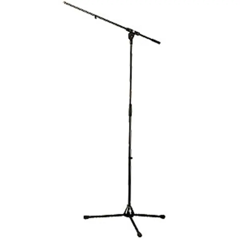 Nickel Plastic Base Mic Stand with Boom Arm