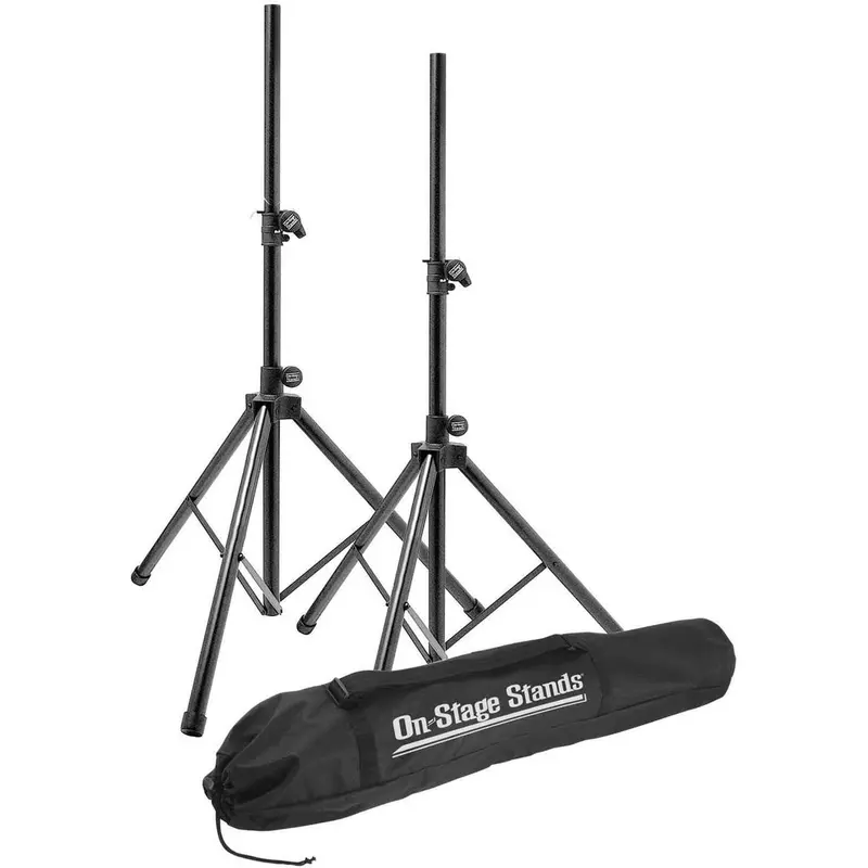 On-Stage SSP7900 Aluminum Speaker Stand Pack with Bag