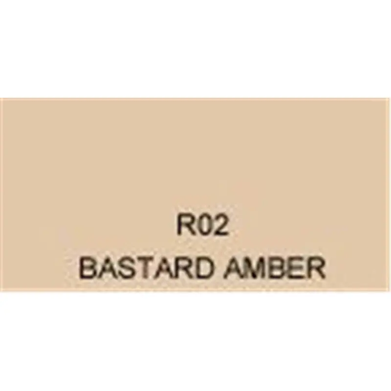Rosco Roscolux Filter # 02: Bastard Amber