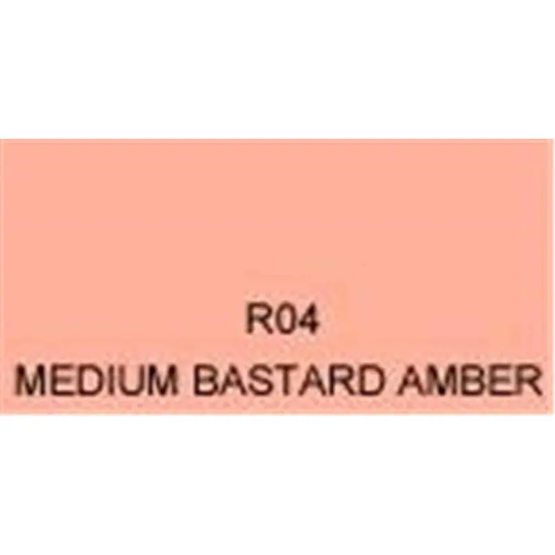 Rosco Roscolux Filter # 04: Medium Bastard Amber