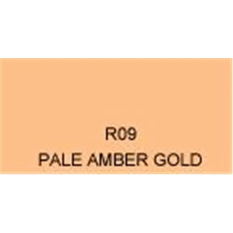 Rosco Roscolux Filter # 09: Pale Amber Gold