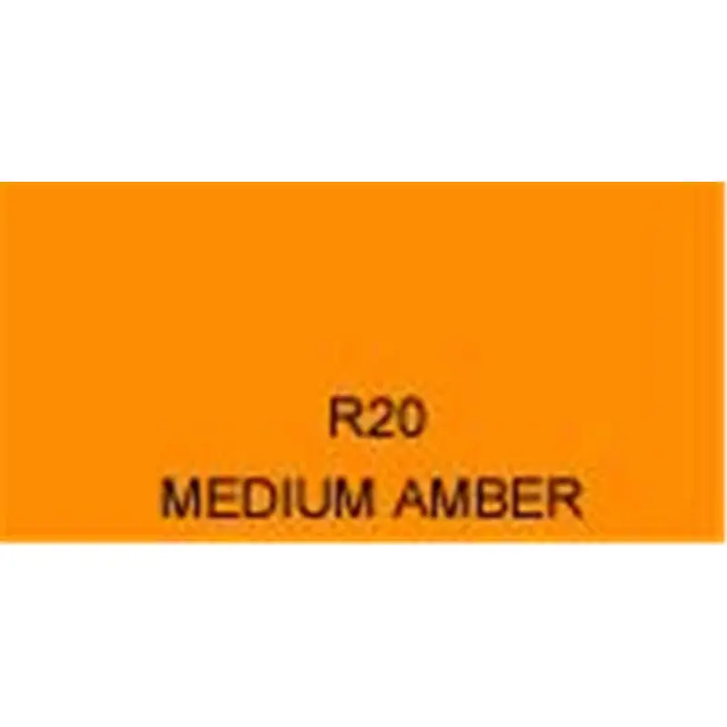 Rosco Roscolux Filter # 20: Medium Amber