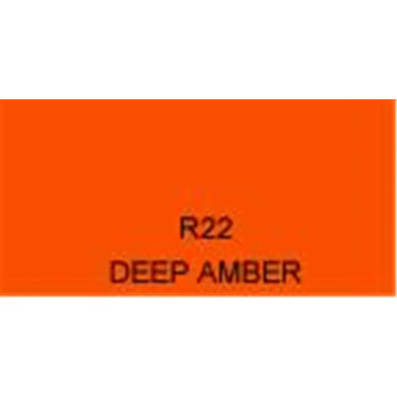 Rosco Roscolux Filter # 22: Deep Amber
