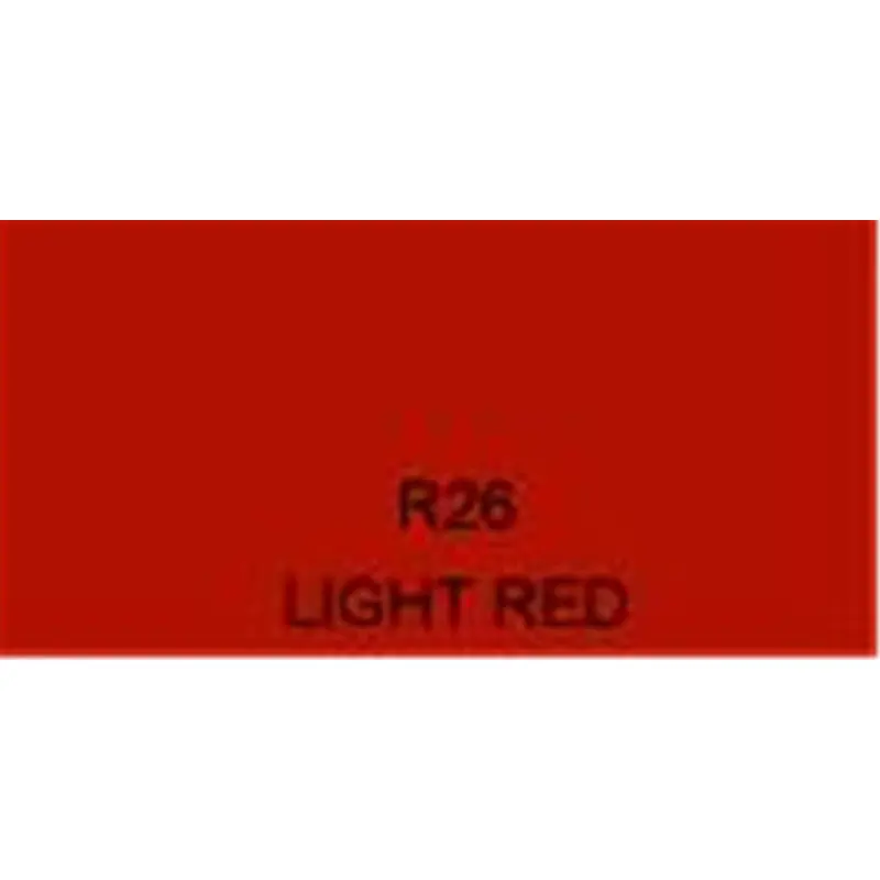 Rosco Roscolux Filter # 26: Light Red