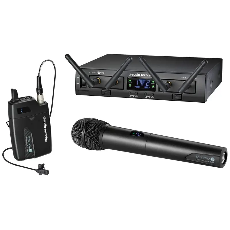Audio-Technica ATW-1312/L System 10 PRO Lavalier & Handheld System