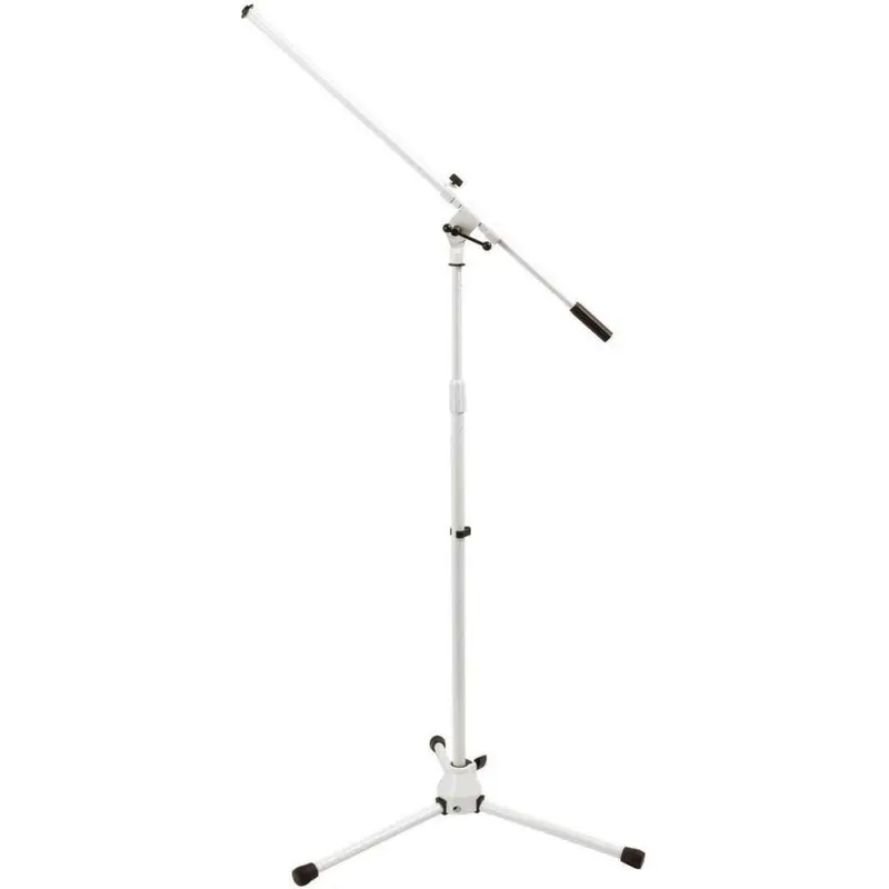 On-Stage MS7801W Euro Boom Microphone Stand (White)