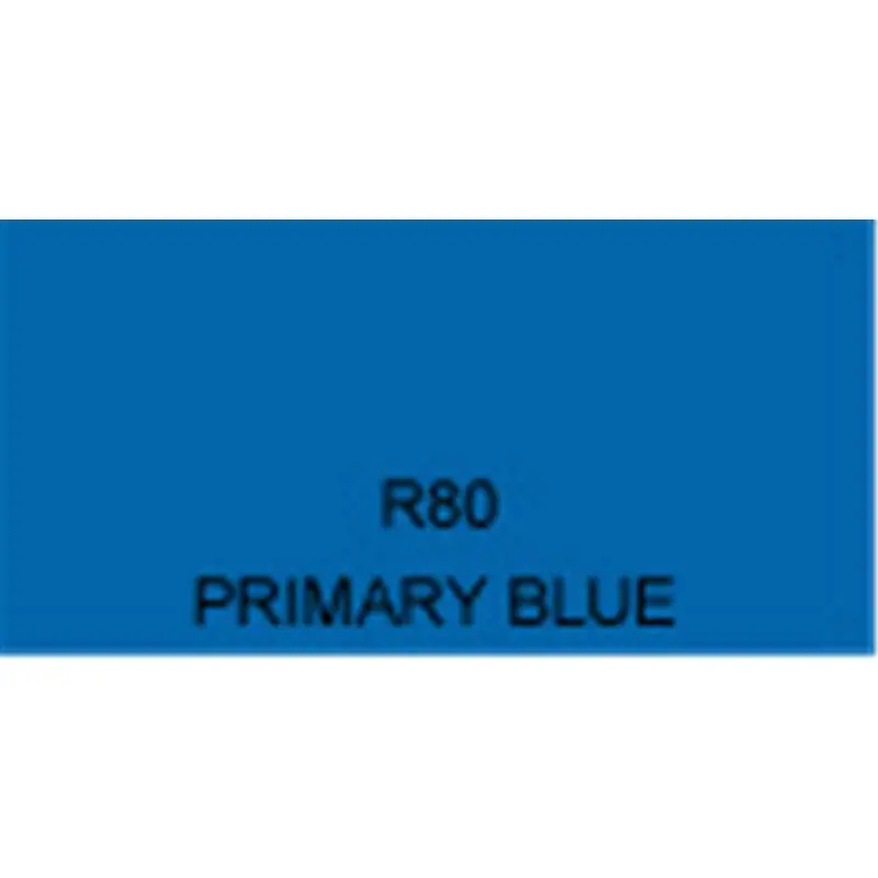 Rosco Roscolux Filter # 80: Primary Blue