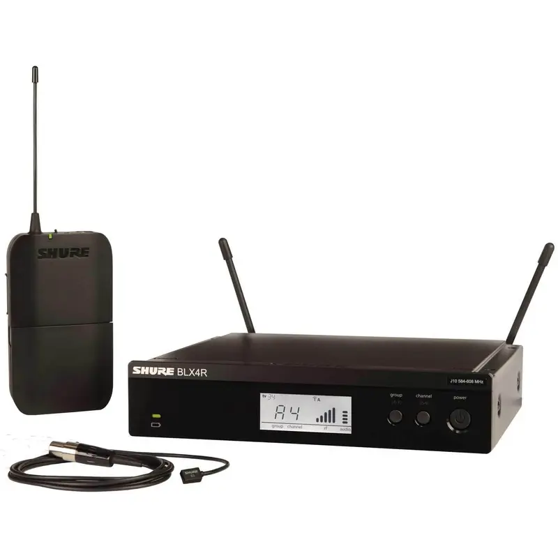 Shure BLX14R/W93 Wireless Lavalier Microphone System with WL93