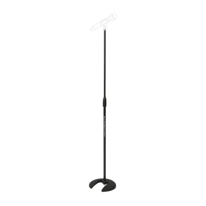 Ultimate MC87 Black Weighted Base Mic Stand