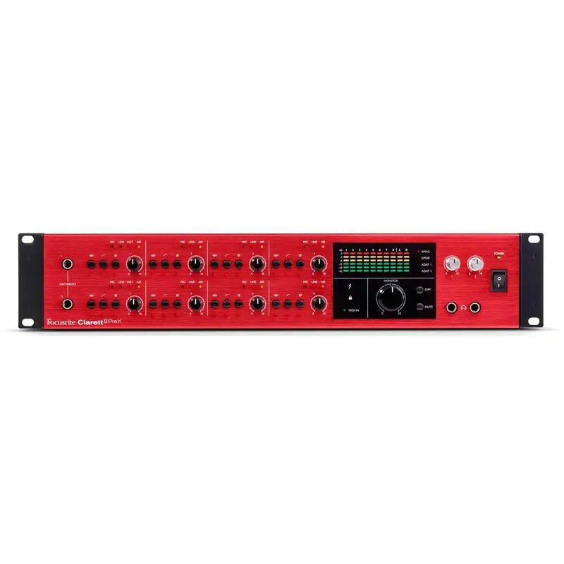 Focusrite Clarett 8PreX Thunderbolt Interface