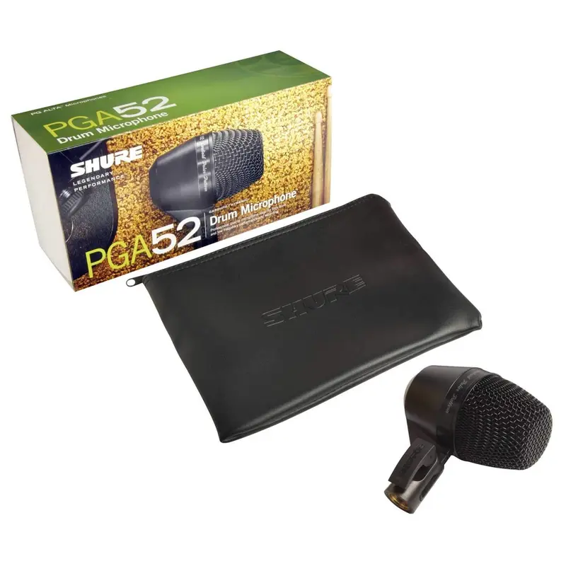 Shure PGA52-LC Dynamic Kick Drum Microphone - No Cable