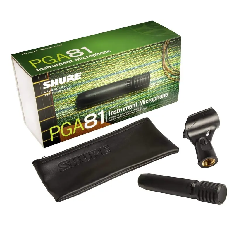 Shure PGA81-LC Small-Diaphragm Condenser Microphone with No Cable