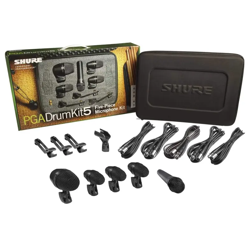 Shure PGADRUMKIT5 5-Piece Drum Microphone Kit