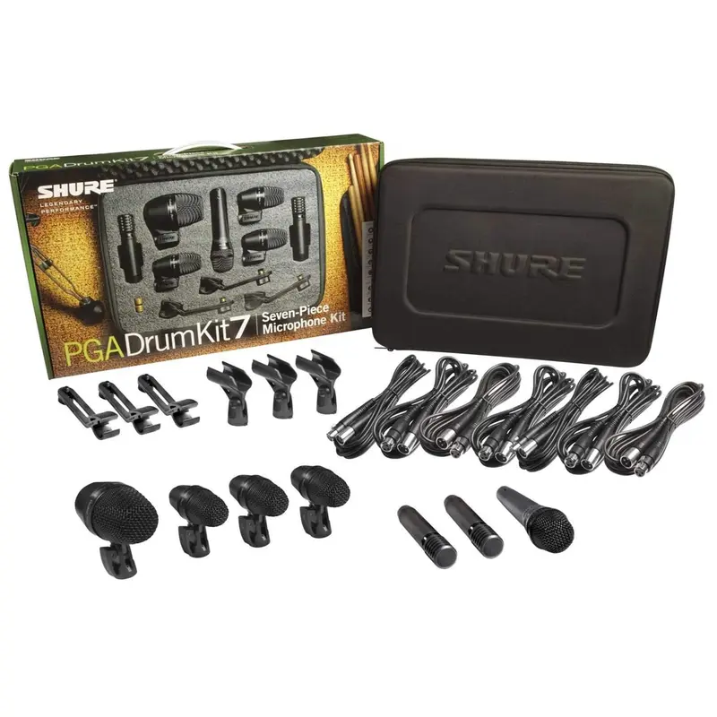 Shure PGADRUMKIT7 7-Piece Drum Microphone Kit
