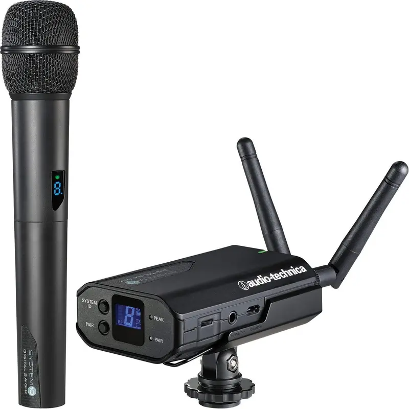 Audio Technica ATW-1702 System 10 Wireless Mount Set with Handheld Mic