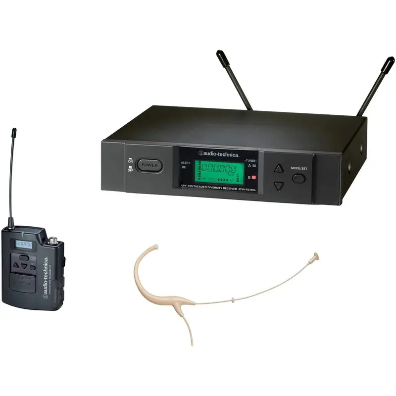 Audio Technica ATW-3194b-TH UHF Headset System Beige