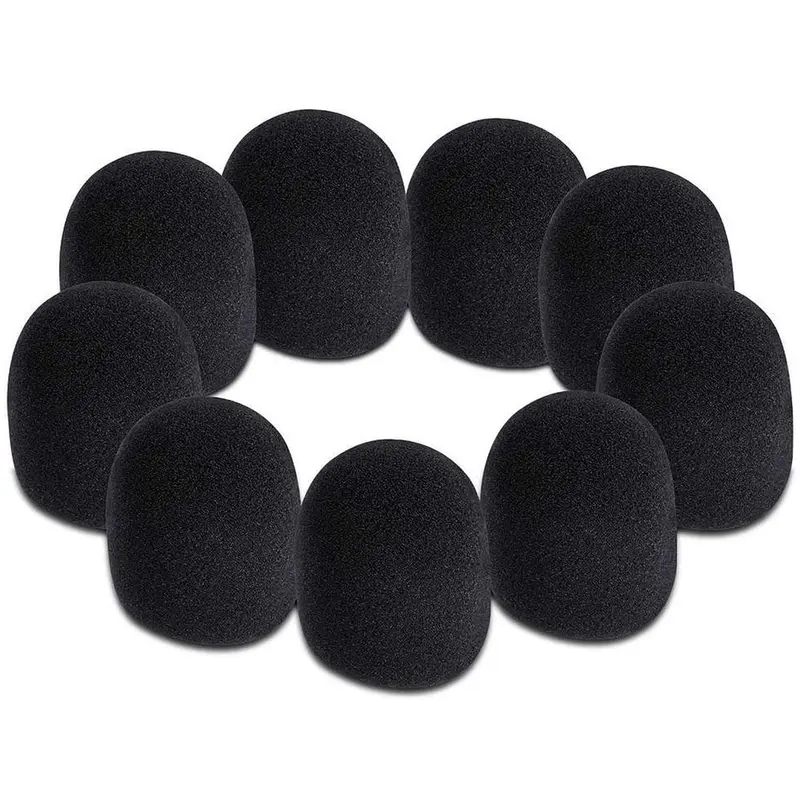 On-Stage Black Microphone Windscreen 9 Pack