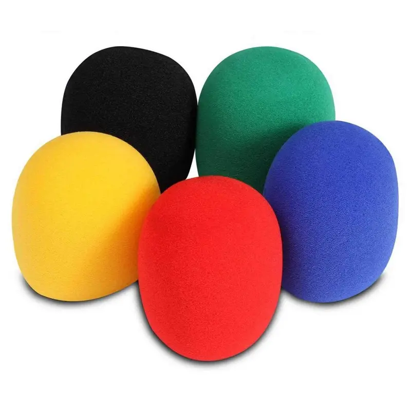 On-Stage Color Microphone Windscreen 5 Pack