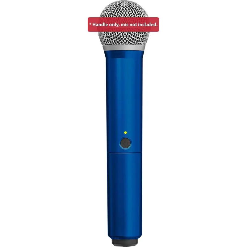 Shure BLX PG58 Wireless Mic Colored Handle Blue