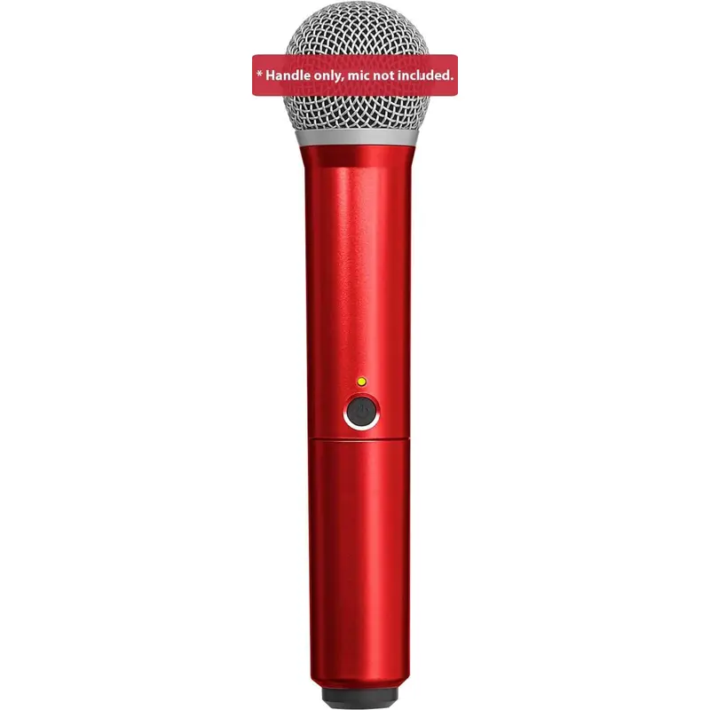 Shure BLX PG58 Wireless Mic Colored Handle Red