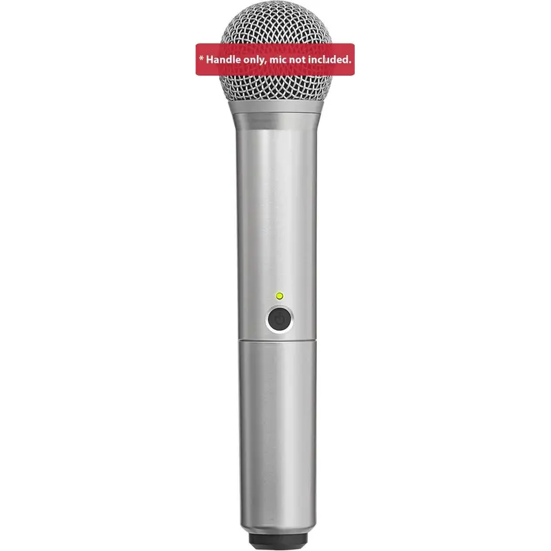 Shure BLX PG58 Wireless Mic Colored Handle Silver