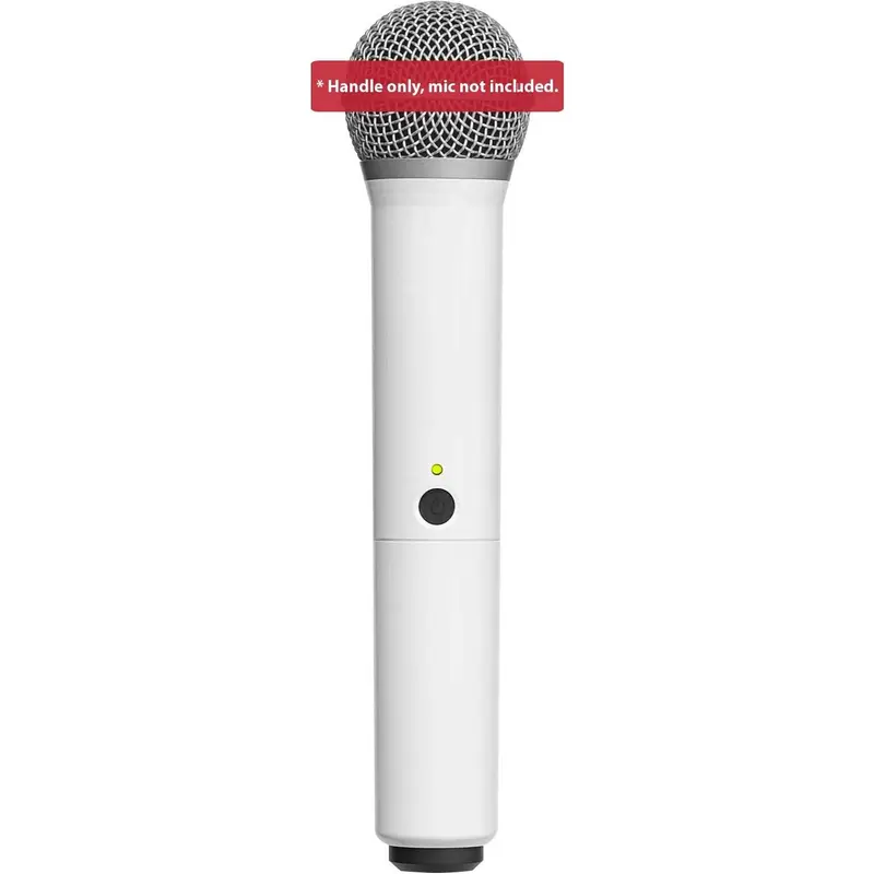 Shure BLX PG58 Wireless Mic Colored Handle White