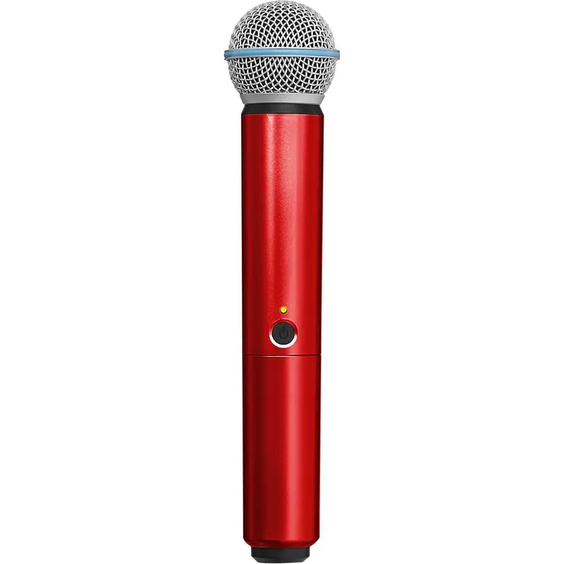 Shure BLX SM58/B58 Wireless Mic Handle Red